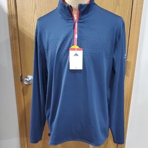 Puma Men's Navy Blue Long Sleeve Shirt